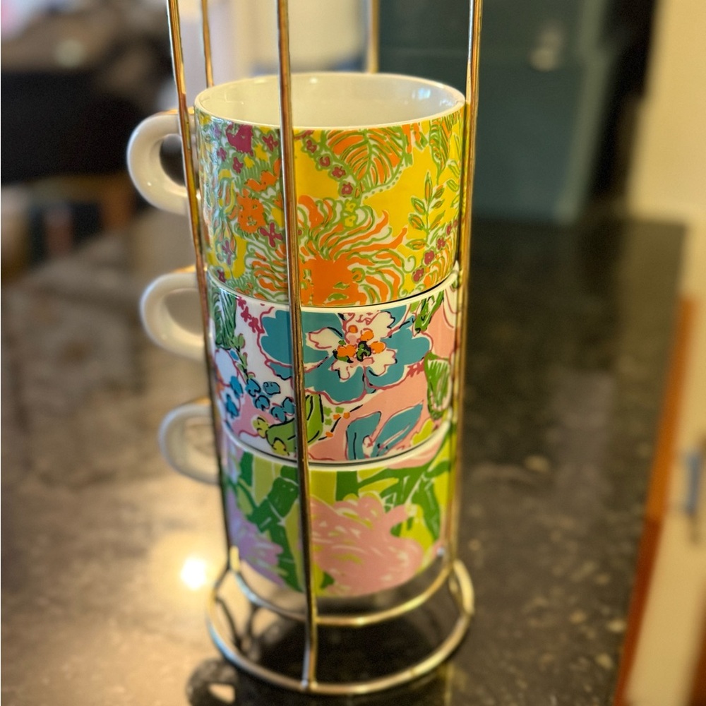 Lilly Pulitzer for Target coffee mugs 3 (used)
